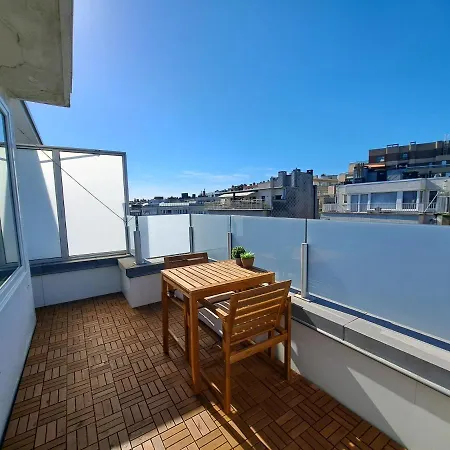 Lägenhet Penthouse Centrum Met Binnen- En Buitenterras En Gratis Garagebox *